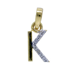 14K Hallmarked Gold | Natural Diamond Pendant 4PNSJ257