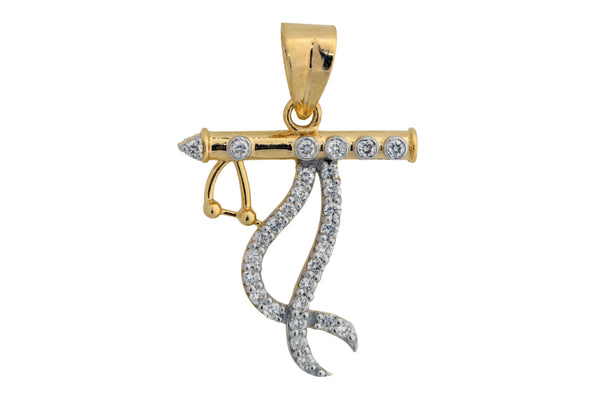 14K Hallmarked Gold | Lab Grown Diamond Pendant 4PNSJ266
