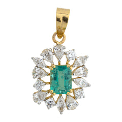 14K Hallmarked Gold | Lab Grown Diamond Pendant 4PNSJ268