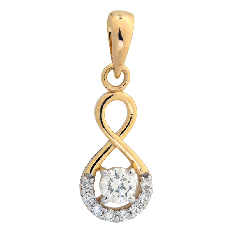 14K Hallmarked Gold | Lab Grown Diamond Pendant 4PNSJ269