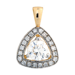 14K Hallmarked Gold | Lab Grown Diamond Pendant 4PNSJ273