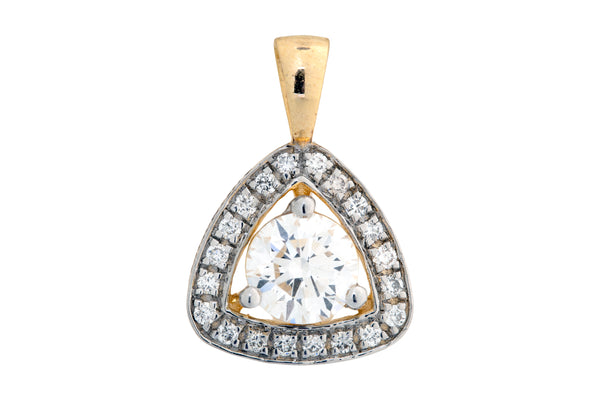 14K Hallmarked Gold | Lab Grown Diamond Pendant 4PNSJ273