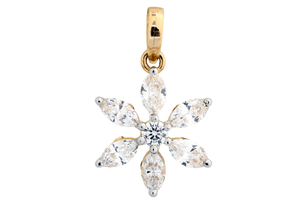 14K Hallmarked Gold | Lab Grown Diamond Pendant 4PNSJ274