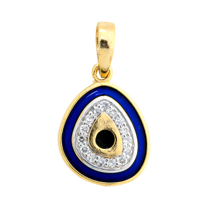14K Hallmarked Gold | Natural Diamond Pendant 4PNSJ278
