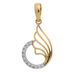 14K Hallmarked Gold | Lab Grown Diamond Pendant 4PNSJ281
