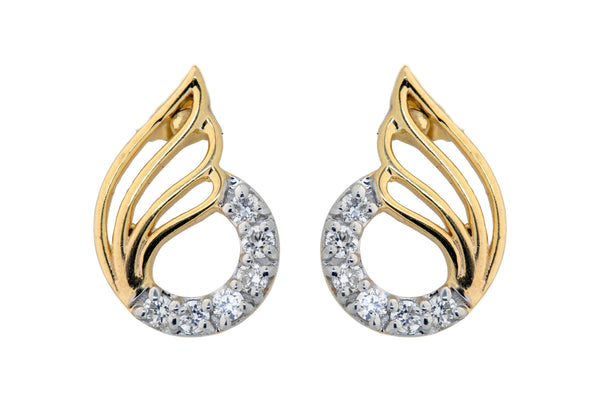14K Hallmarked Gold | Lab Grown Diamond Tops 4PNSJ281T