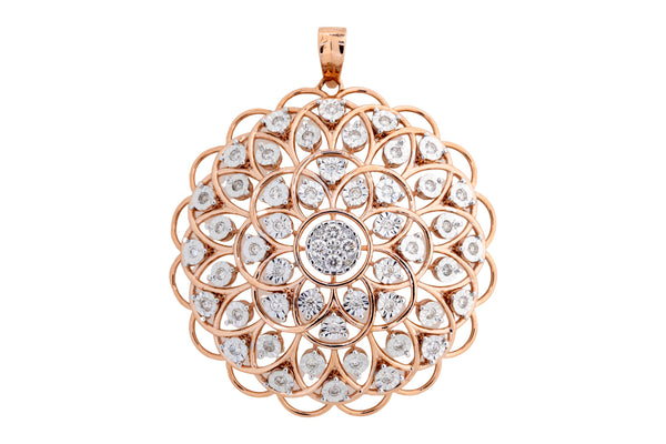 Natural Diamond Pendant 4PNSJ282