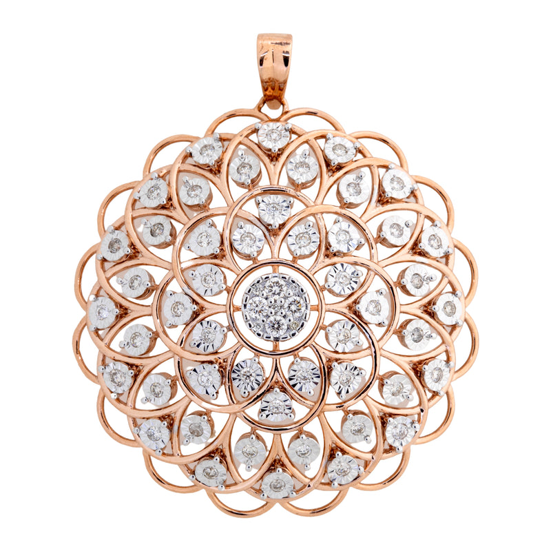 Natural Diamond Pendant 4PNSJ282