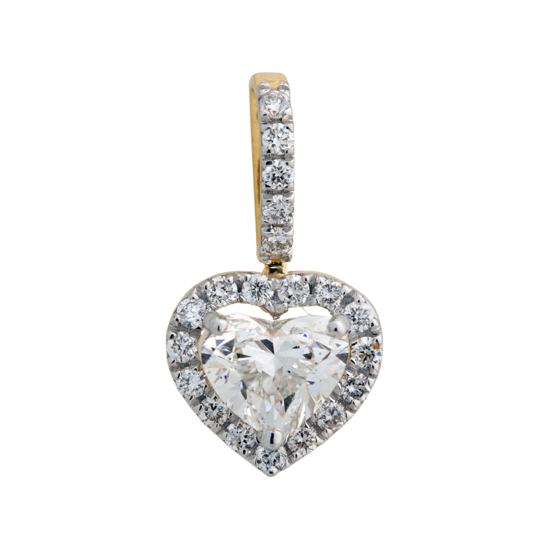 14K Hallmarked Gold | Lab Grown Diamond Pendant 4PNSJ286