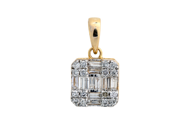 Natural Diamond Pendant 4PNSJ287
