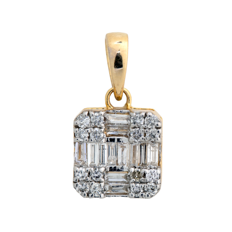 Natural Diamond Pendant 4PNSJ287