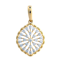 14K Hallmarked Gold | Lab Grown Diamond Pendant 4PNSJ288