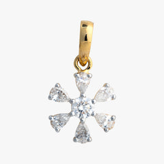 14K Hallmarked Gold | Lab Grown Diamond Pendant 4PNSJ293