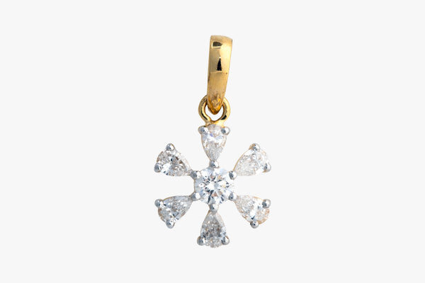 14K Hallmarked Gold | Lab Grown Diamond Pendant 4PNSJ293