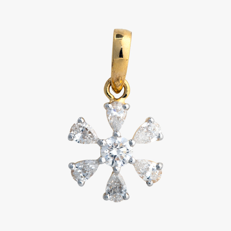 14K Hallmarked Gold | Lab Grown Diamond Pendant 4PNSJ293