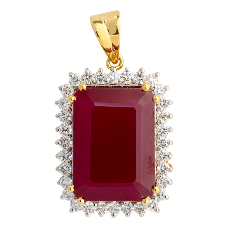 14K Hallmarked Gold | Lab Grown Diamond Pendant 4PNSJ294