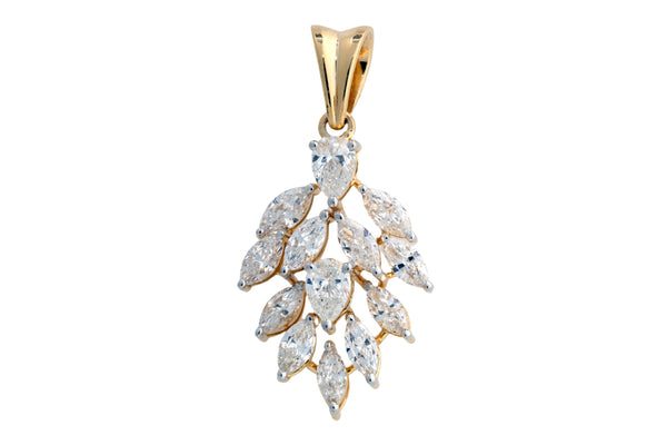 14K Hallmarked Gold | Lab Grown Diamond Pendant 4PNSJ296