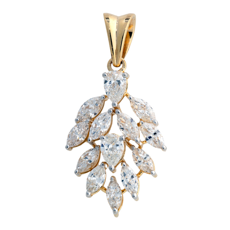 14K Hallmarked Gold | Lab Grown Diamond Pendant 4PNSJ296