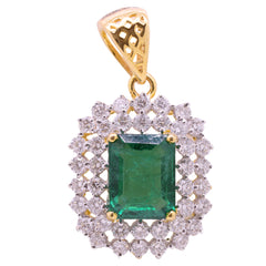 14K Hallmarked Gold | Lab Grown Diamond Pendant 4PNWA002
