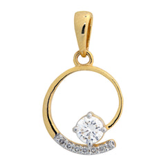 9K Hallmarked Gold | Lab Grown Diamond Pendant 9PNWA302