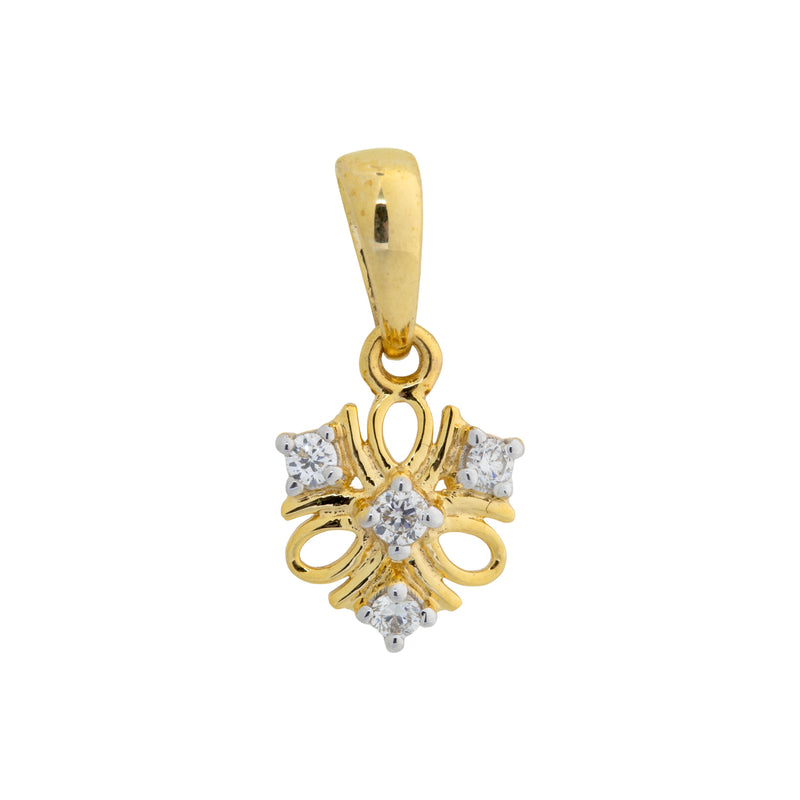 9K Hallmarked Gold | Lab Grown Diamond Pendant 9PNWA305