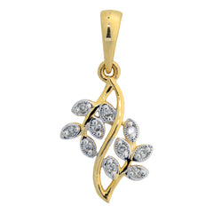 9K Hallmarked Gold | Lab Grown Diamond Pendant 9PNWA306