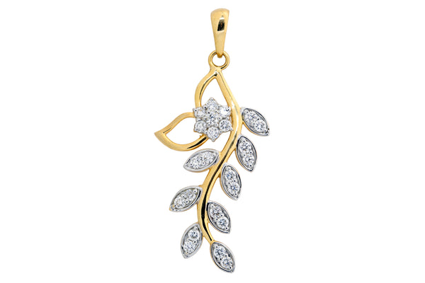 14K Hallmarked Gold | Lab Grown Diamond Pendant 4PNWA308
