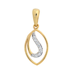 9K Hallmarked Gold | Lab Grown Diamond Pendant 9PNWA310