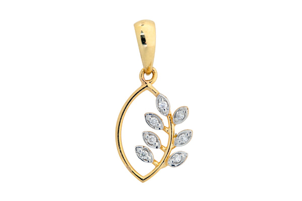 9K Hallmarked Gold | Lab Grown Diamond Pendant 9PNWA311