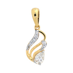 9K Hallmarked Gold | Lab Grown Diamond Pendant 9PNWA313