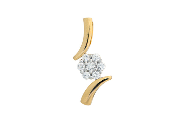 9K Hallmarked Gold | Lab Grown Diamond Pendant 9PNWA314