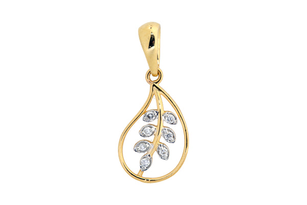 9K Hallmarked Gold | Lab Grown Diamond Pendant 9PNWA316