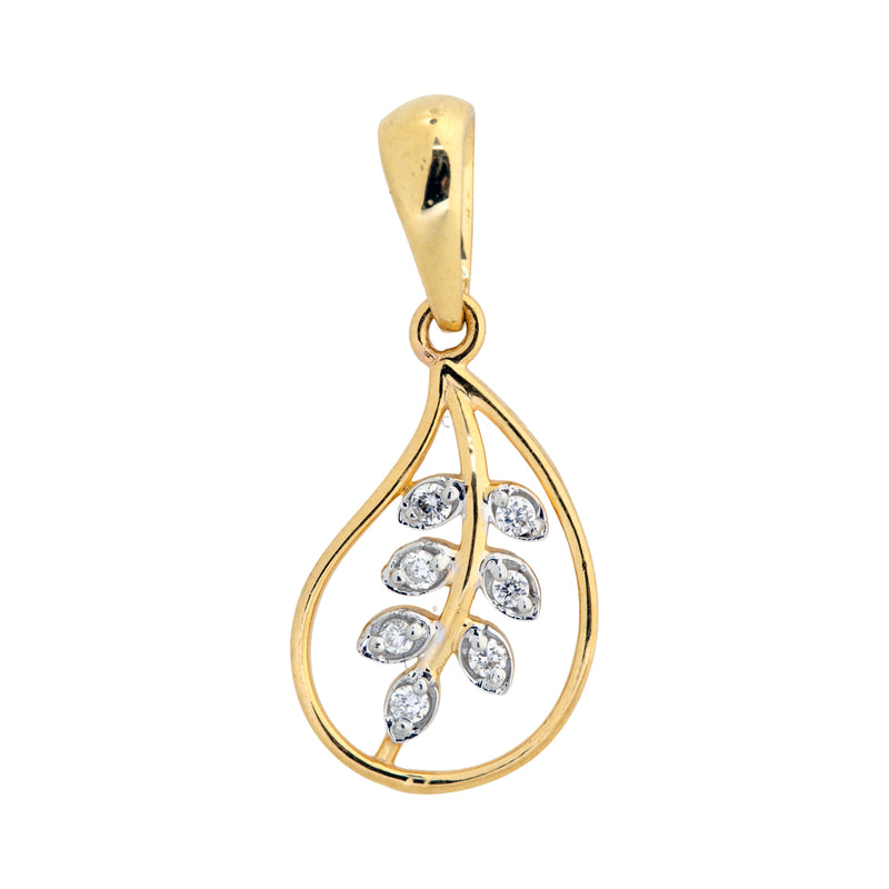 9K Hallmarked Gold | Lab Grown Diamond Pendant 9PNWA316