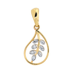 9K Hallmarked Gold | Lab Grown Diamond Pendant 9PNWA316