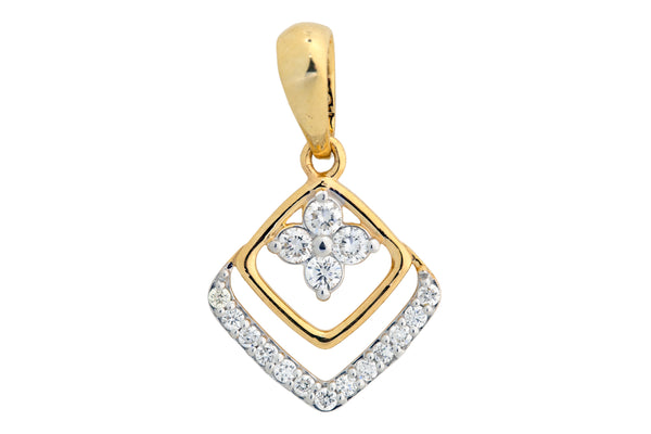 9K Hallmarked Gold | Lab Grown Diamond Pendant 9PNWA317