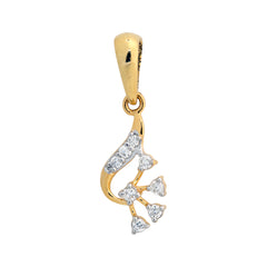 9K Hallmarked Gold | Lab Grown Diamond Pendant 9PNWA318