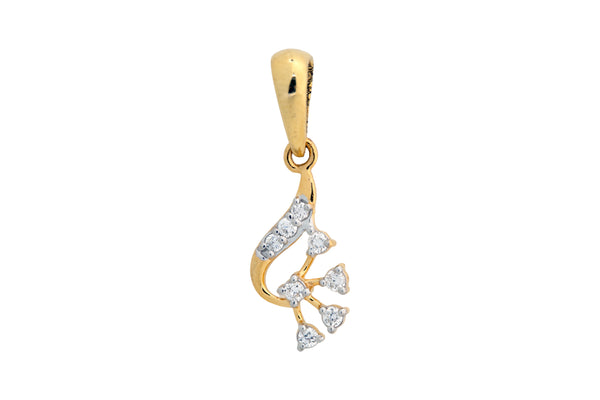 9K Hallmarked Gold | Lab Grown Diamond Pendant 9PNWA318