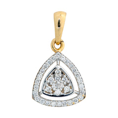 9K Hallmarked Gold | Lab Grown Diamond Pendant 9PNWA320