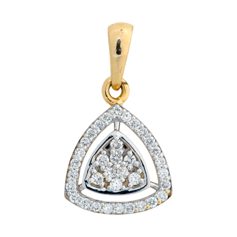 9K Hallmarked Gold | Lab Grown Diamond Pendant 9PNWA320