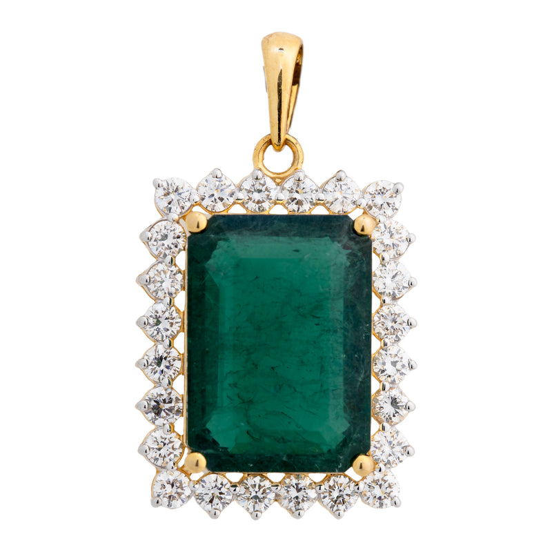 9K Hallmarked Gold | Lab Grown Diamond Pendant 9PNWA321