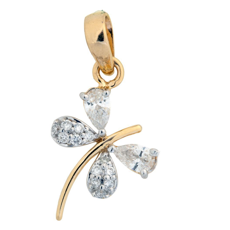 9K Hallmarked Gold | Lab Grown Diamond Pendant 9PNWA322