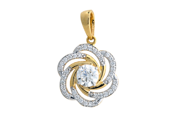 9K Hallmarked Gold | Lab Grown Diamond Pendant 9PNWA326