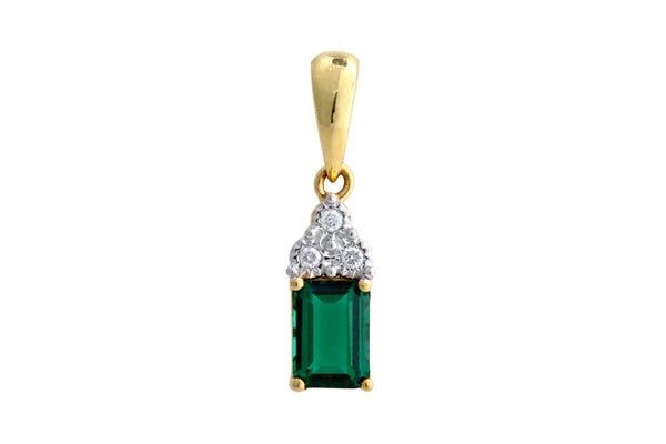 9K Hallmarked Gold | Lab Grown Diamond Pendant 9PNWA328