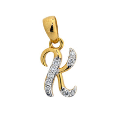 9K Hallmarked Gold | Lab Grown Diamond Pendant 9PNWA331