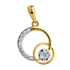 9K Hallmarked Gold | Lab Grown Diamond Pendant 9PNWA356