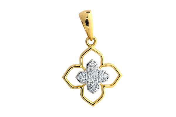 9K Hallmarked Gold | Lab Grown Diamond Pendant 9PNWA358