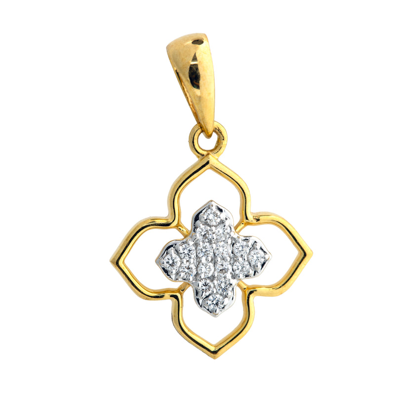 9K Hallmarked Gold | Lab Grown Diamond Pendant 9PNWA358
