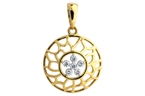 9K Hallmarked Gold | Lab Grown Diamond Pendant 9PNWA359