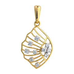 9K Hallmarked Gold | Lab Grown Diamond Pendant 9PNWA363