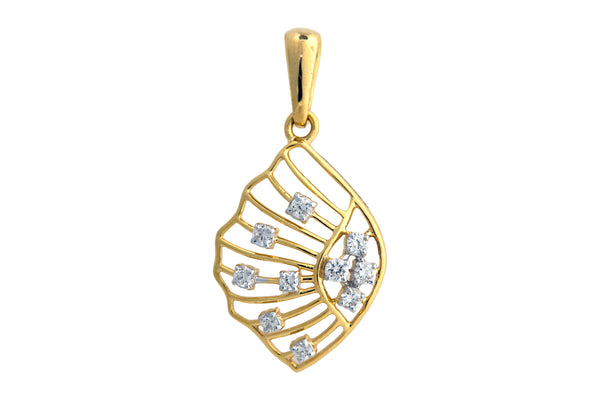 9K Hallmarked Gold | Lab Grown Diamond Pendant 9PNWA363